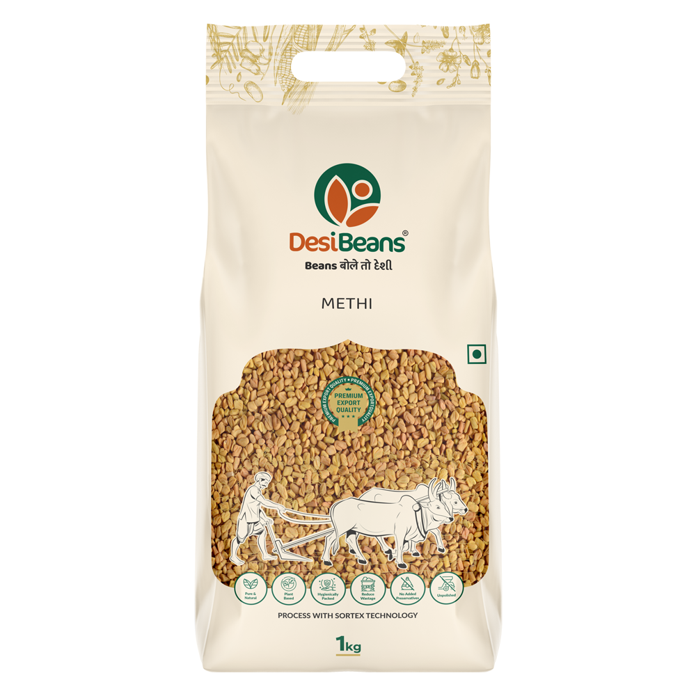DesiBeans Premium Methi (Fenugreek Seeds)