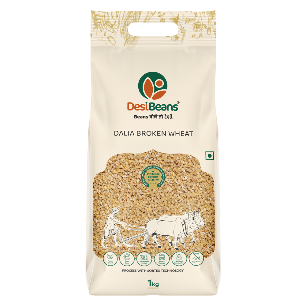 DesiBeans Premium Dalia (Broken Wheat)