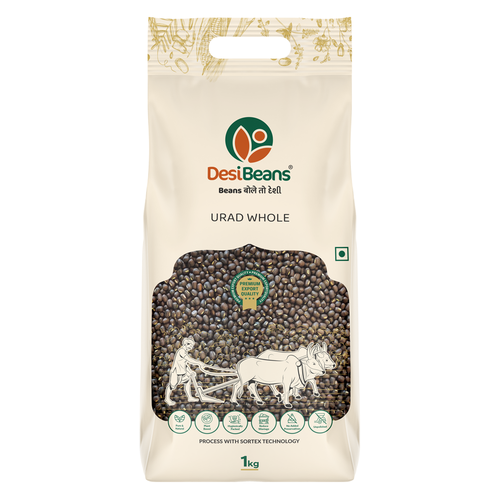 DesiBeans Premium Whole Urad (Black Gram)