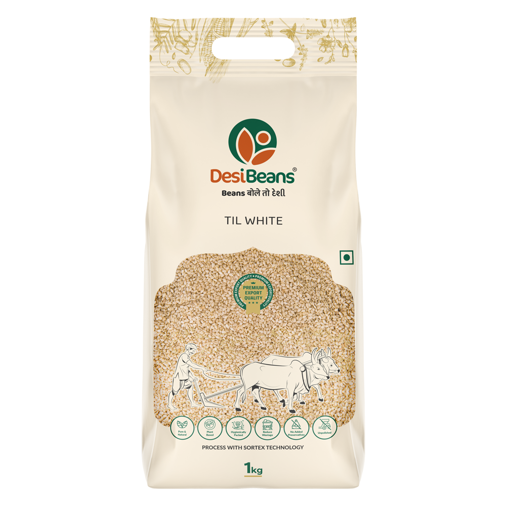 DesiBeans Premium White Sesame Seeds