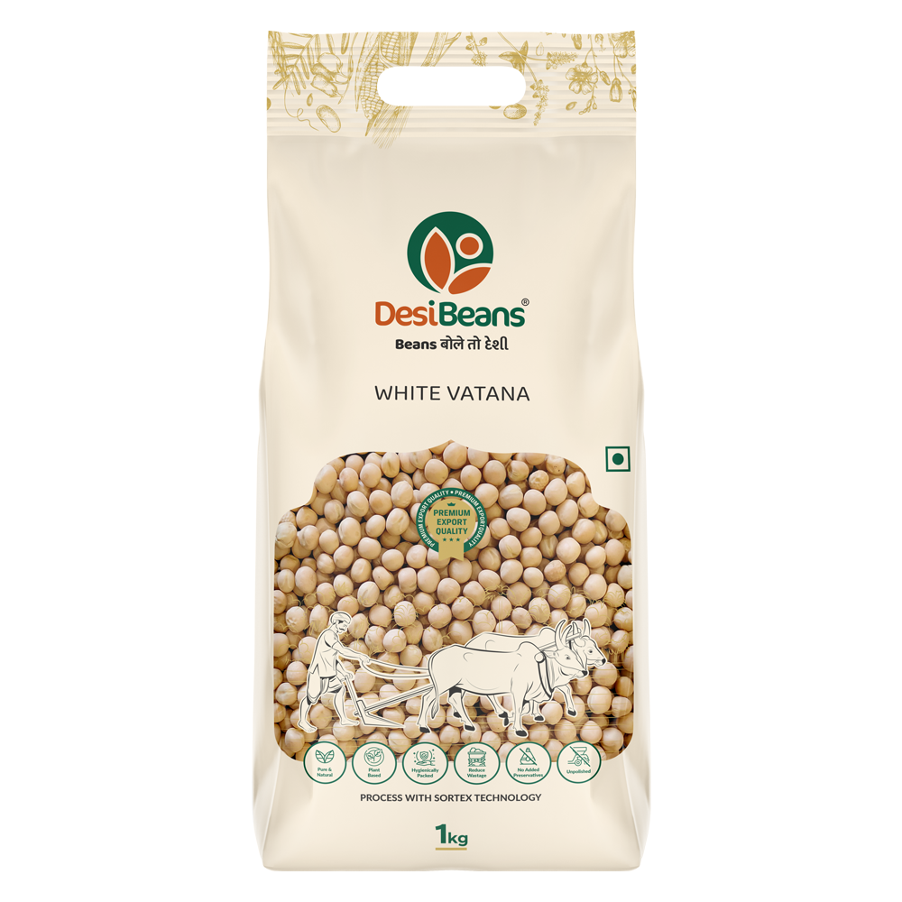 DesiBeans Premium White Vatana (Dried Peas)