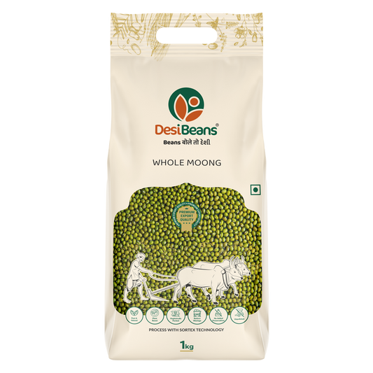 DesiBeans Premium Whole Green Moong