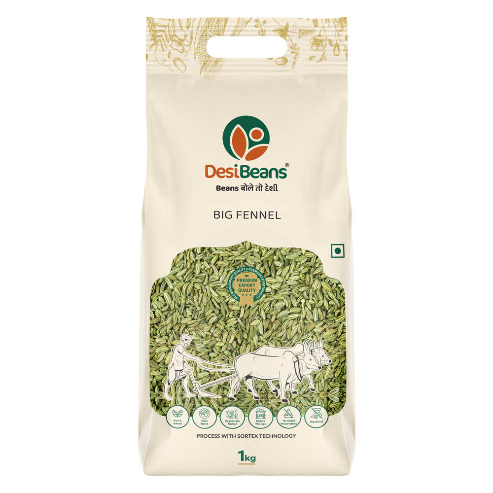 DesiBeans Premium Fennel Seeds (Saunf)