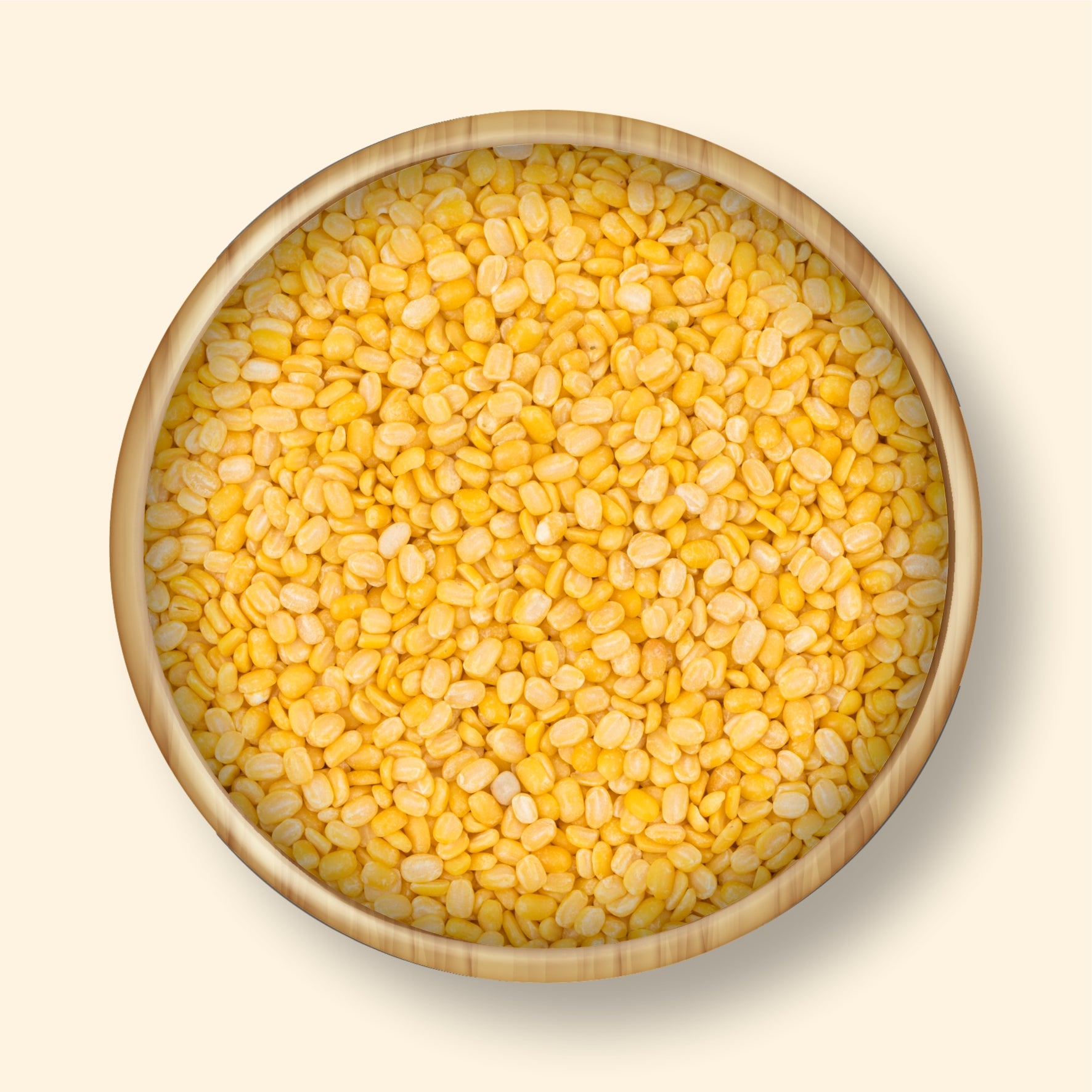 DesiBeans - Yellow Moong Dal | 1 Kg |Naturally Rich in Protein |Naturally Cholesterol Free ||Unpolished Moong Dal (Split) |