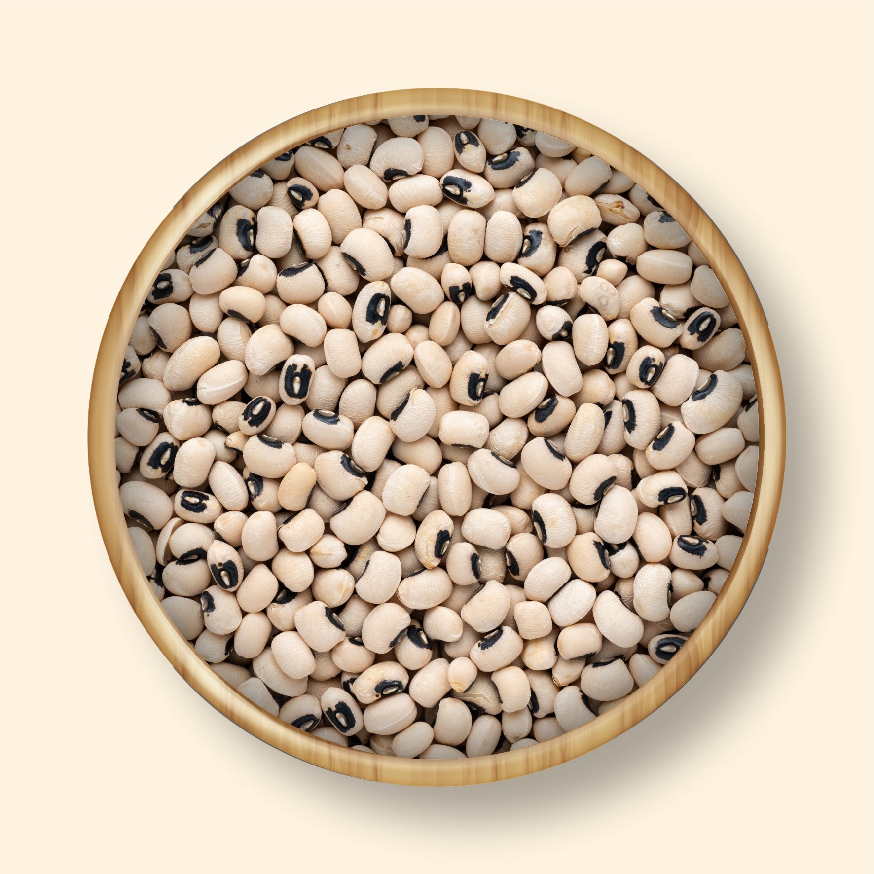 DesiBeans White Chowli, 1 Kg - Unpolished Cowpea White/lobia| Rich In Protein | Naturally Gluten Free | Pesticide And Chemical Free | Black Eyed Beans | Cowpea Plant Based High Protein