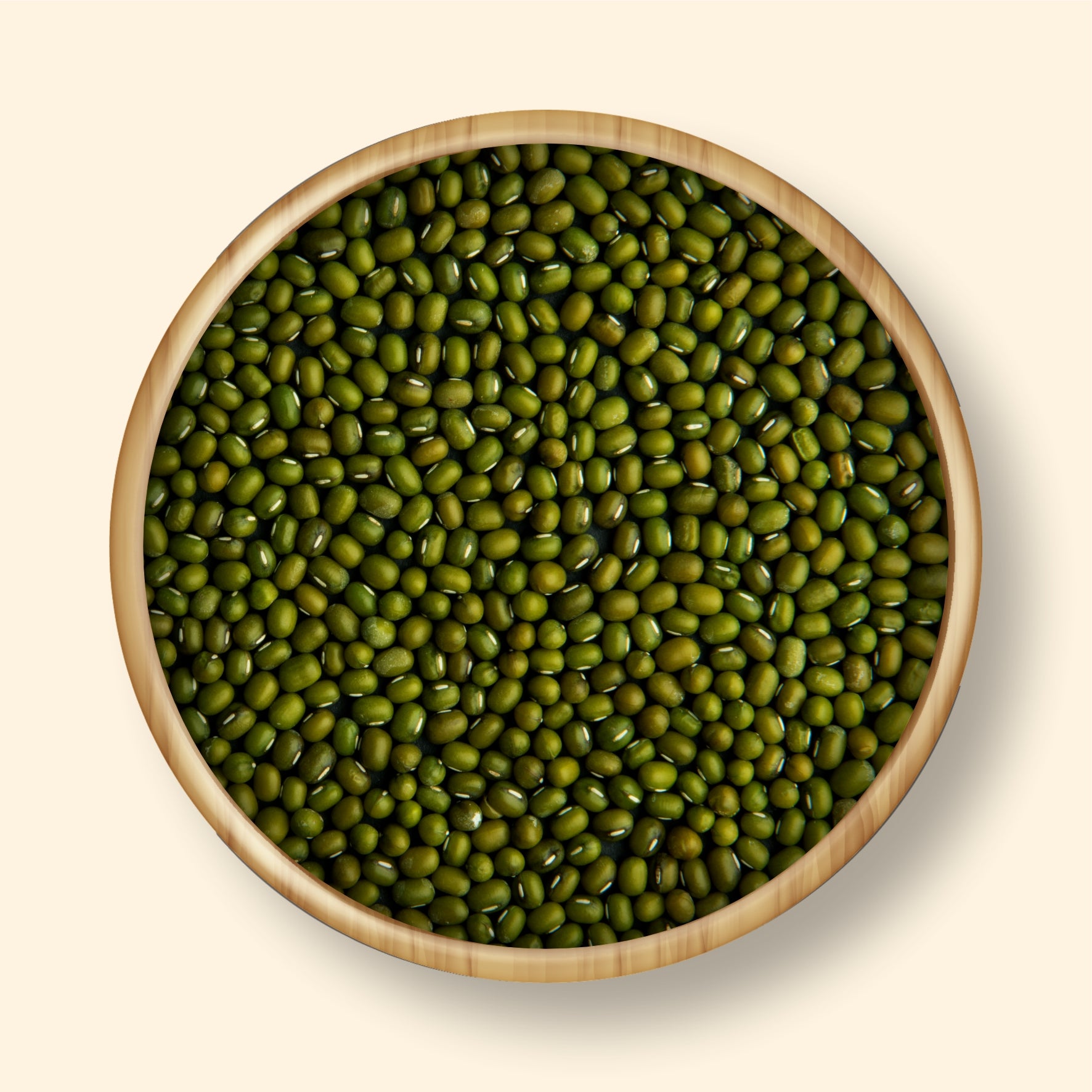 DesiBeans Whole Moong, 1kg - Green Moong Whole | Sabut Gluten Free | Pure & Unpolished | Protein-Rich & Wholesome | Healthy Pulses